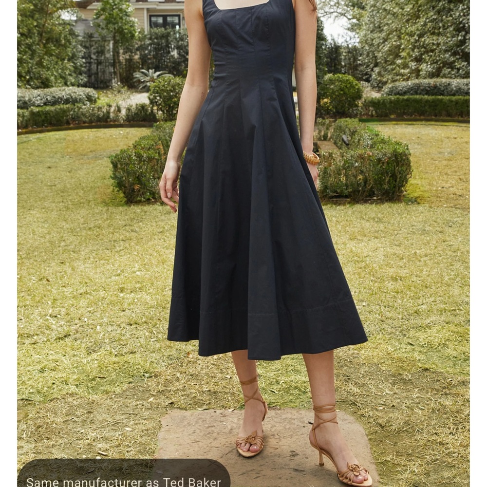 Chic Black Midi Dress